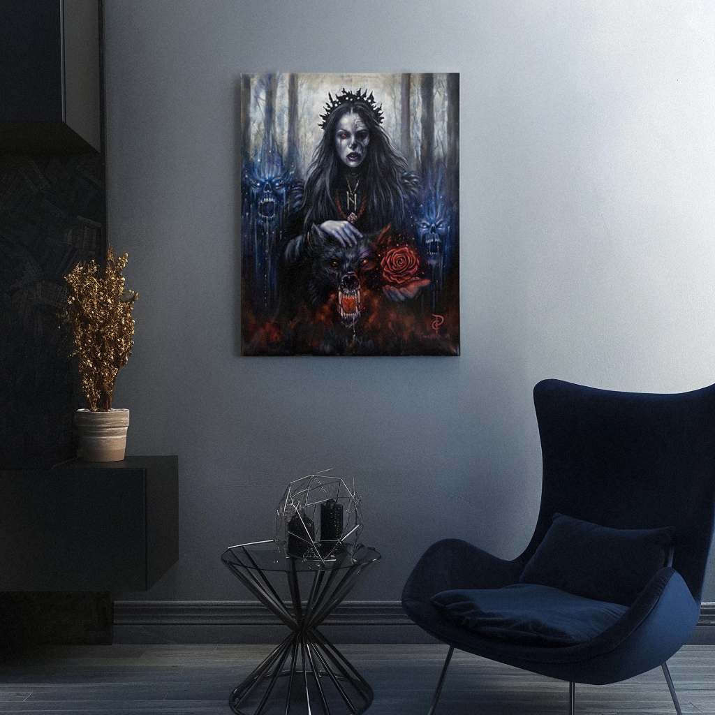 Hel 16 x 20 Canvas Art Print