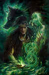 Norse God Loki Fantasy Art Print