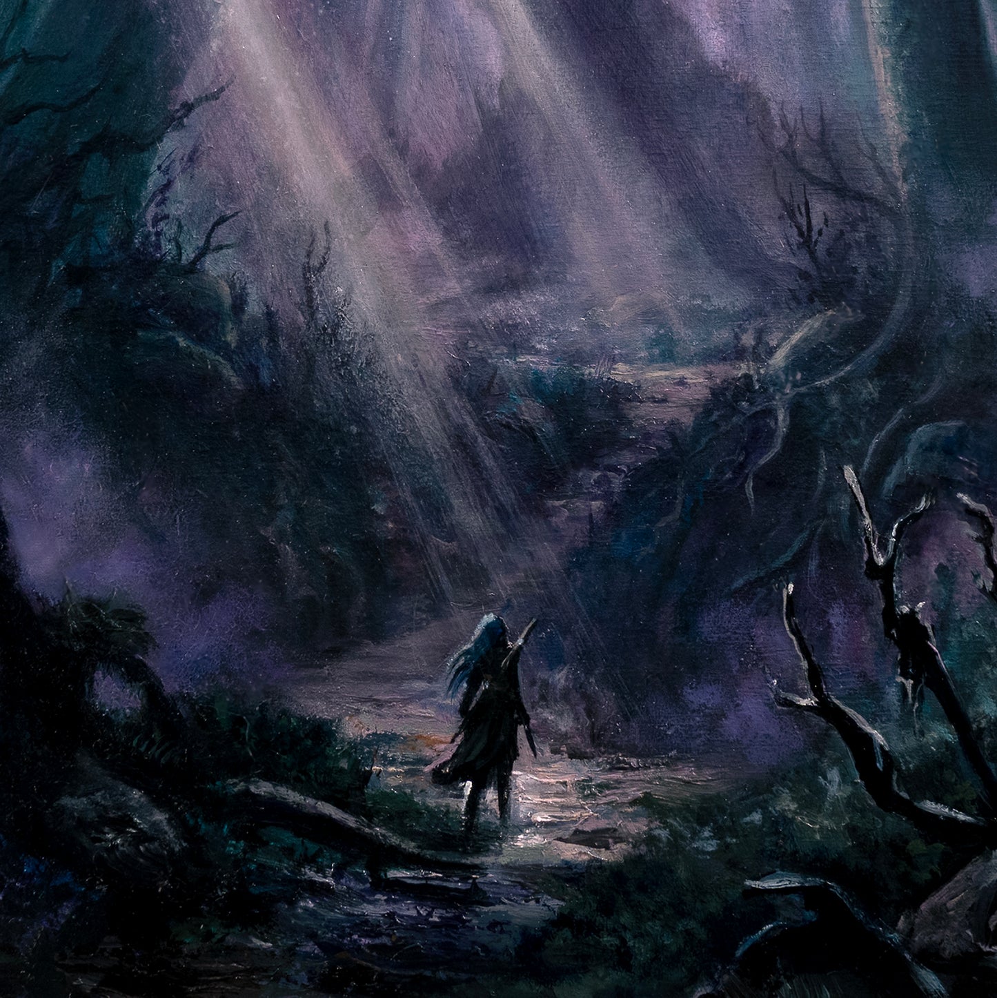 Dark Forest of Noor – Gothic Landscape Wall Art Print