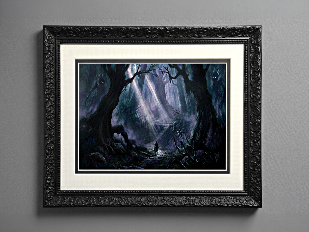 Dark Forest of Noor – Gothic Landscape Wall Art Print