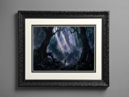 Dark Forest of Noor – Gothic Landscape Wall Art Print