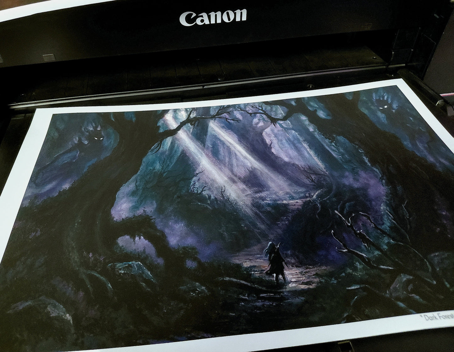 Dark Forest of Noor – Gothic Landscape Wall Art Print