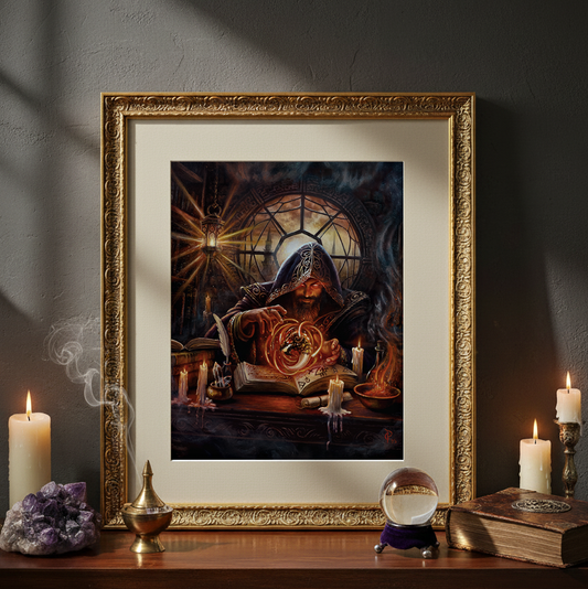 Ezridaeus the Arcane | Fantasy Art Print