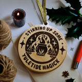 Stirring Up Yuletide Magick  Pagan Yule solstice witches ornament