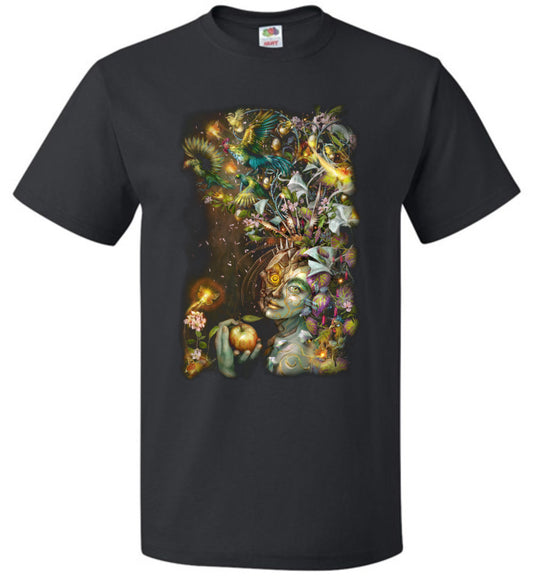 Abundant Woman surreal  fantasy T-shirt  s- 6xl