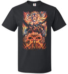 Strength Tarot Lion Leo Fantasy Art Astrological Magic T-shirt s-6xl