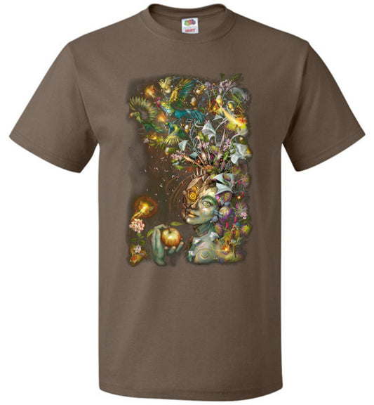 Abundant Woman surreal  fantasy T-shirt  s- 6xl