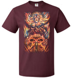 Strength Tarot Lion Leo Fantasy Art Astrological Magic T-shirt s-6xl