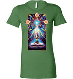 Meditation Womans Fit T-shirt New Age Spiritual Yoga