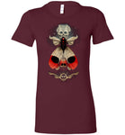 Ladies Fantasy Skull Death's Head Moth Shirt