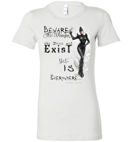 Shadow Tech Goddess Ladies  Bella Graphic  T shirt in White (S-2XL)