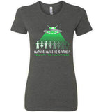 Alien Sci-fi extraterrestrial  funny Shirt Ladies