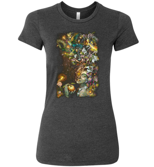 Ladies Abundant Woman surreal  fantasy T-shirt  s- 6xl