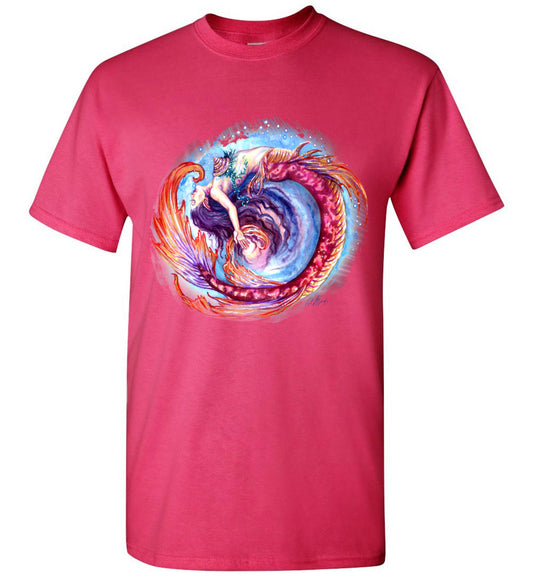 Mermaid Siren Fantasy Art Ocean Color Swirl Shirt Glidan unisex (s-5xl) - Inlumined Arts LLC