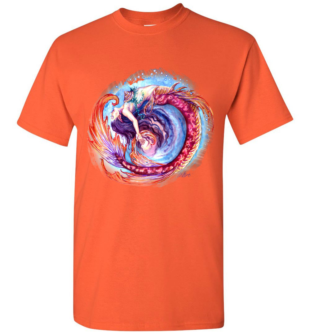 Mermaid Siren Fantasy Art Ocean Color Swirl Shirt Glidan unisex (s-5xl) - Inlumined Arts LLC