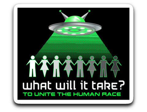 Alien Invasion Ufo Sticker Deal 3"