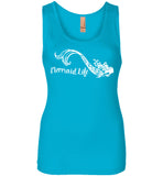 Mermaid Life womens  Tank TOP ocean summer beachwear