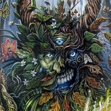 "The Guru" 78 Tarot GreenMan Art Print