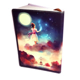 Whimsical Dream Girl PU Leather Lined Dream Journal Diary Book