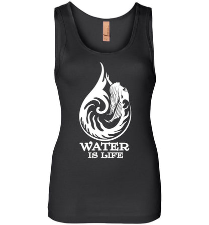 For ocean souls, beach witches, mermaids, activists, and water lovers.
A bold “Water Is Life” tank with coastal fantasy energy and everyday comfort.