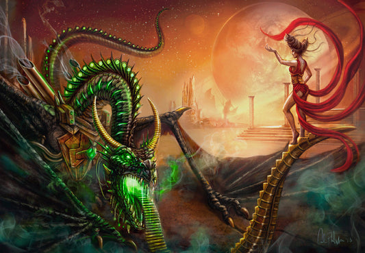 "Vith Bower Chest" Fantasy Art Canvas Print