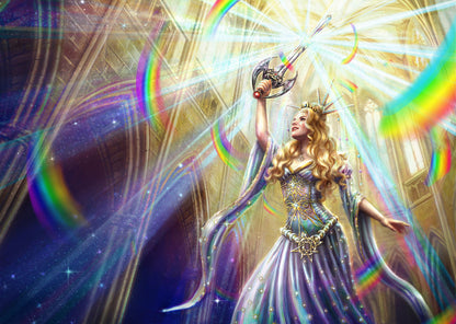 "Taryn's Coronation"  Fairy Tale Princess Art Print fantasy Illustration