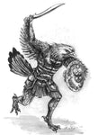 Tales Of Tamoor Bird Man Warriors Sketch Portfolio  Concept Set of 6