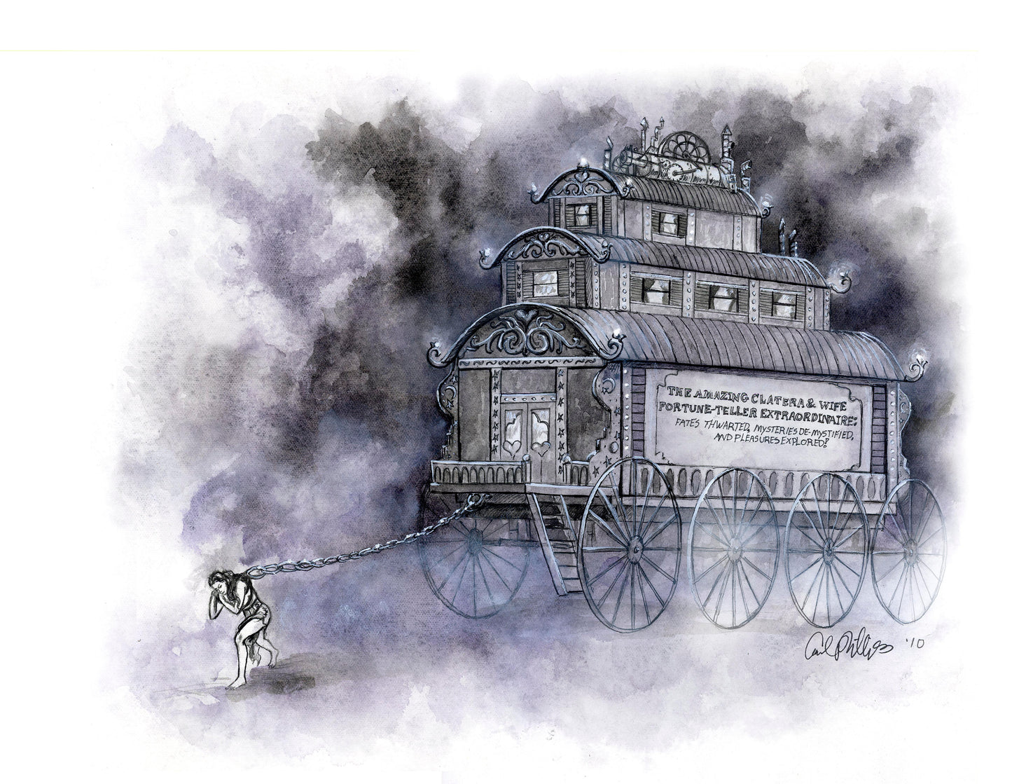 Lost in the Fog LEAGUE OF ELDER ILLUSTRATION - Inlumined Arts LLC