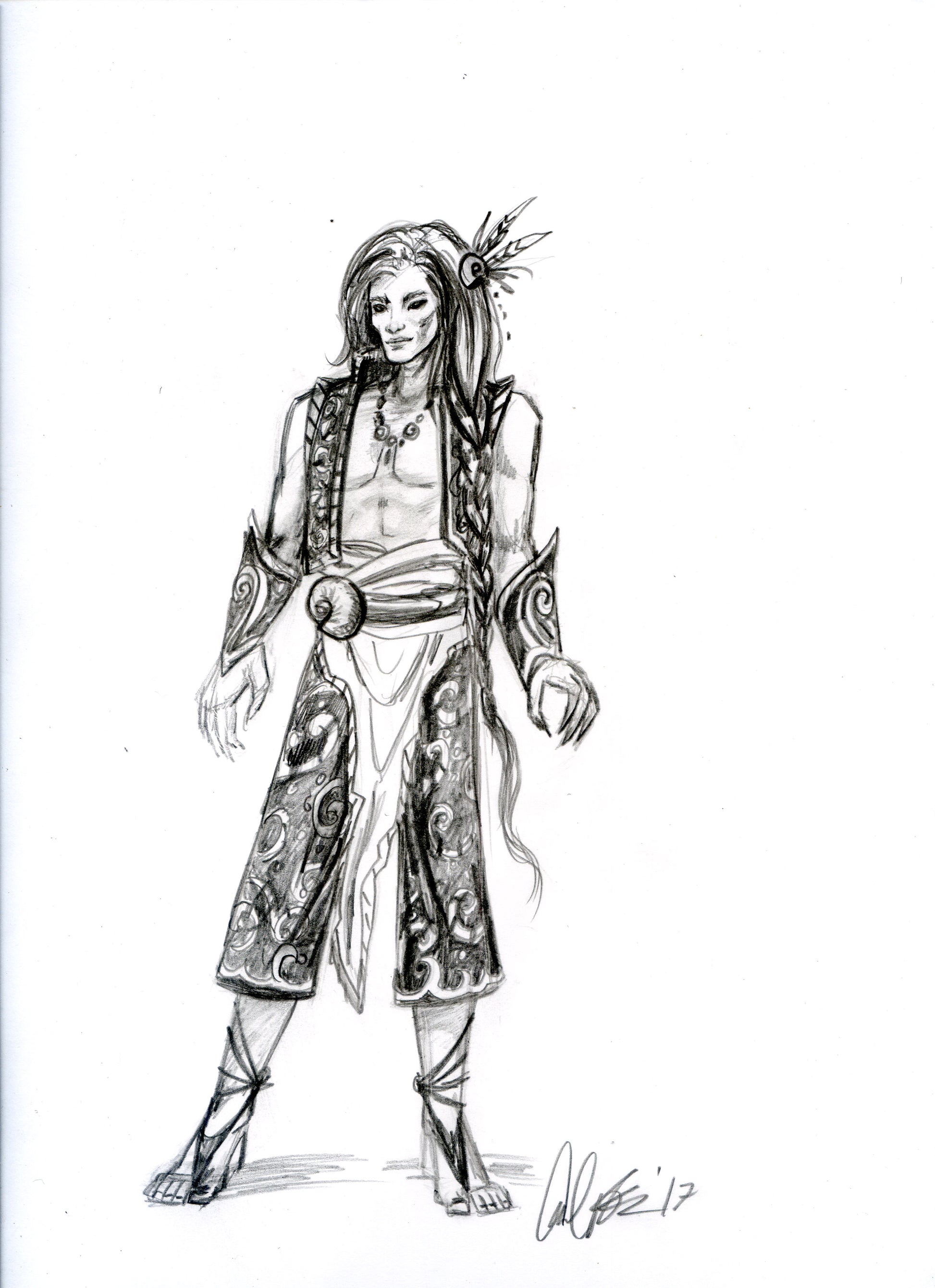 LEAGUE OF ELDER  Concept ILLUSTRATION "Monoma Male conax" - Inlumined Arts LLC