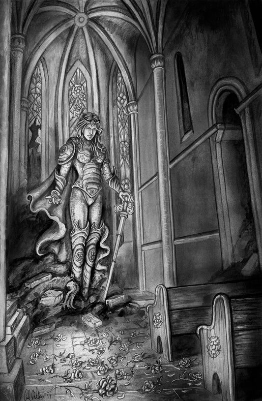 Fercandia's Chapel LEAGUE OF ELDER  ILLUSTRATION - Inlumined Arts LLC