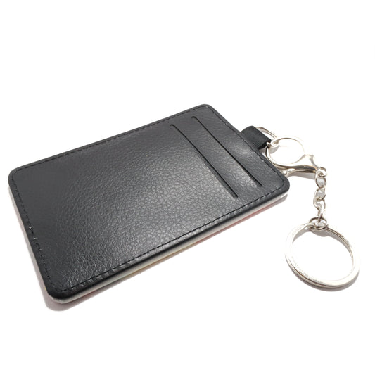 Norse Valkyrie  fantasy art , card holder , key chain wallet faux leather