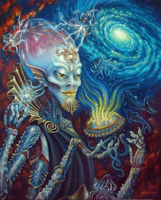 "King of Cups" Fantasy Art Canvas Print