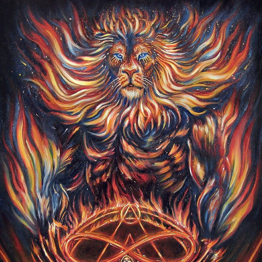 "Strength" 78 Tarot  Art Print
