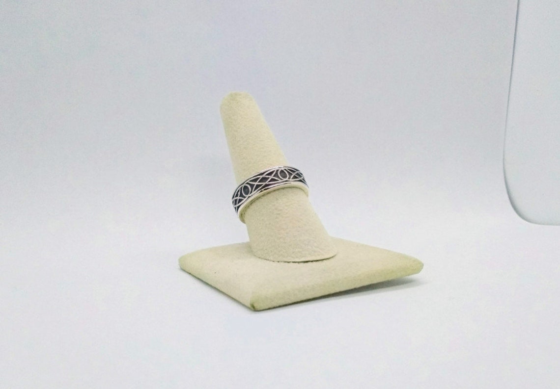 Sterling Silver ring Silver Celtic Ring Celtic Knot Ring - Inlumined Arts LLC