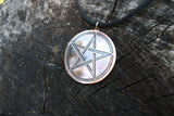 Copper Pentacle pendant, medalion personalized pagan gift