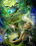 "Kat Cover Art"  League Of Eder Sci-fi Print