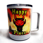Happy Place, Stainless Steel Chibi Devil Demon Mug Thermus