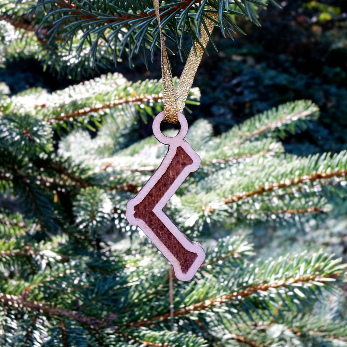 Viking norse  pagan Wooden futhark rune ornaments