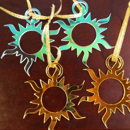 Yule Sun  Pagan Solstice Holiday christmas Ornament