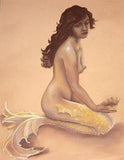 "Topaz"" Limited Edtion Vintage Mermaid