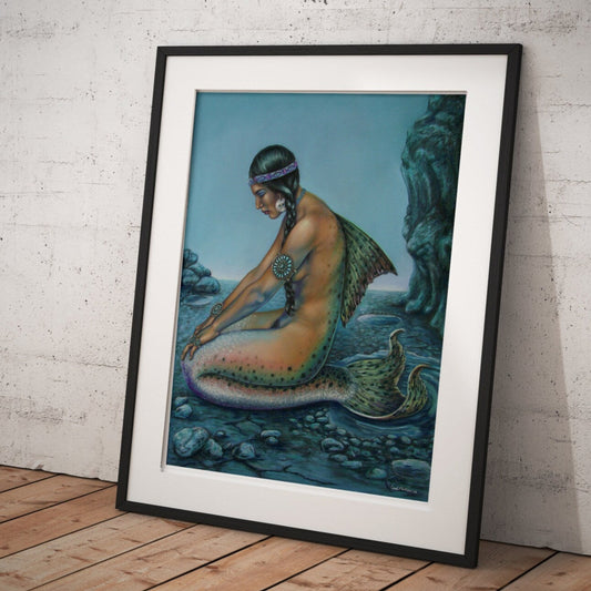 "Turquoise" Limited Edtion Vintage Mermaid
