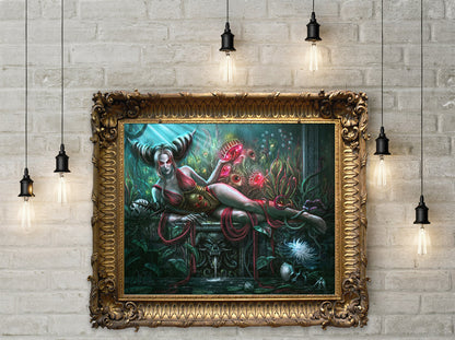 "Queen Ghome" Fantasy Art Canvas Print