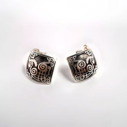  Sleipnir  Horse Viking  Norse  Stud Earrings