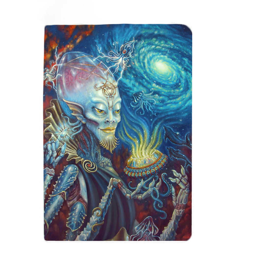 King of Cups, Faux Leather Dream Journal Lined Spell Note book