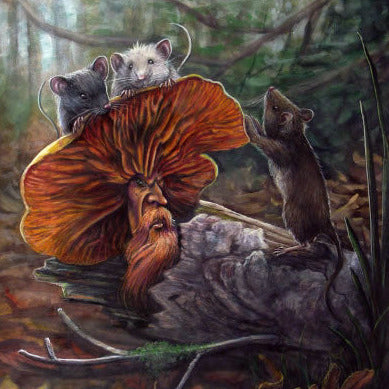 "No Recourse" Mushroom Fantasy Fine Art Print
