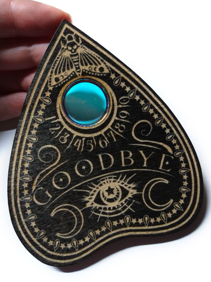 Handmade Black  Ouija Planchette coaster set
