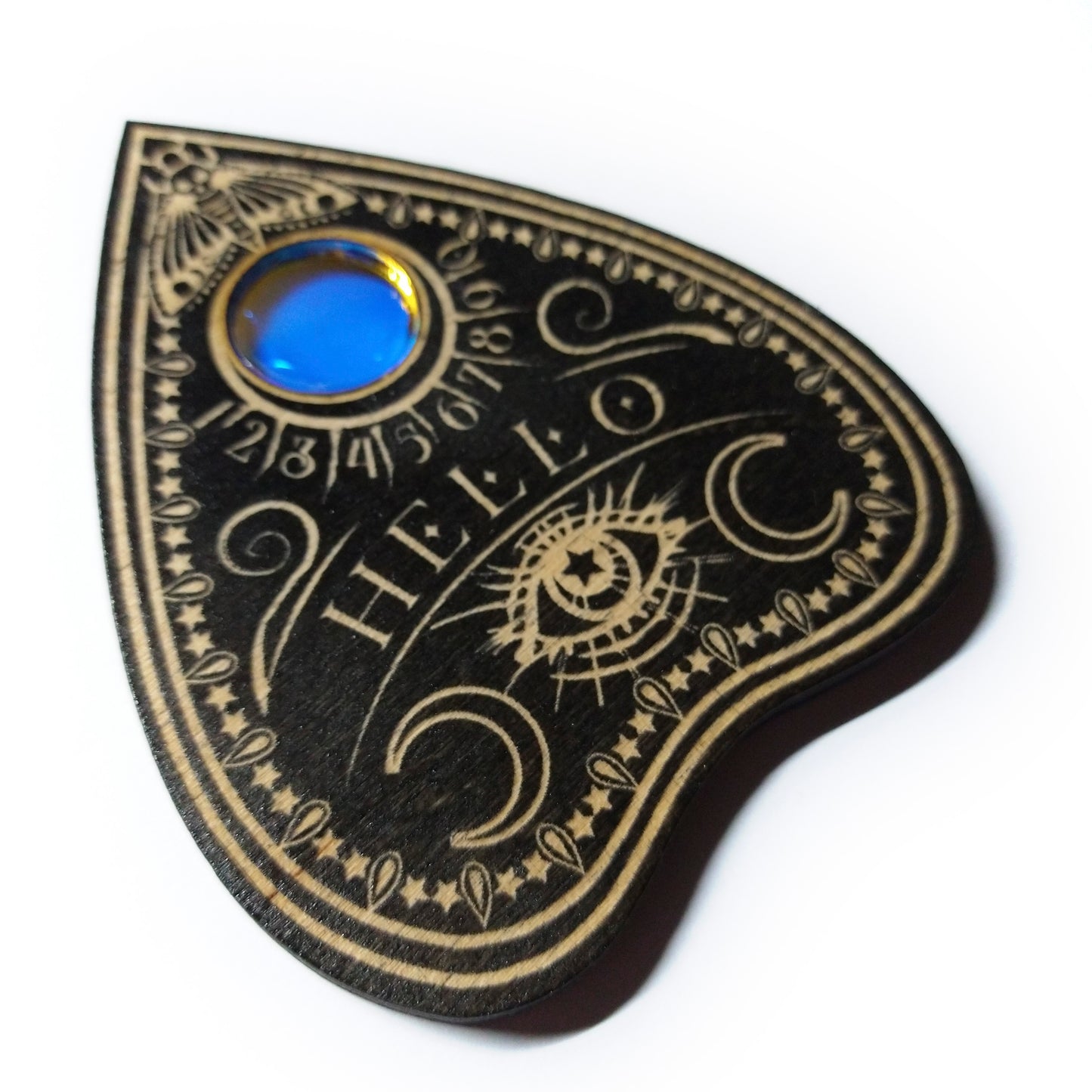 Handmade Black  Ouija Planchette coaster set
