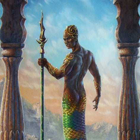 "The Sacred Pool" Fantasy Art Print