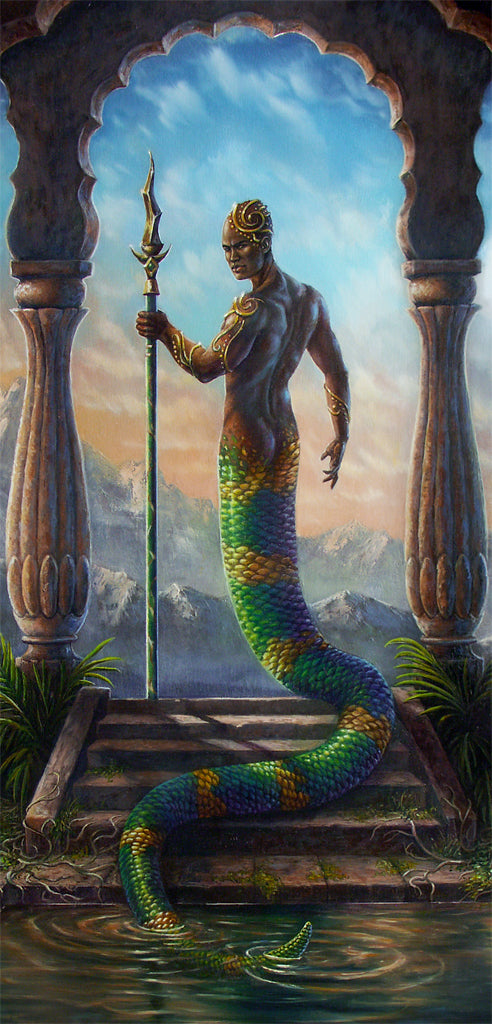"The Sacred Pool" Fantasy Art Print