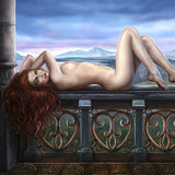 "Lady Sygillis on the Balcony"  Limited Edition Print